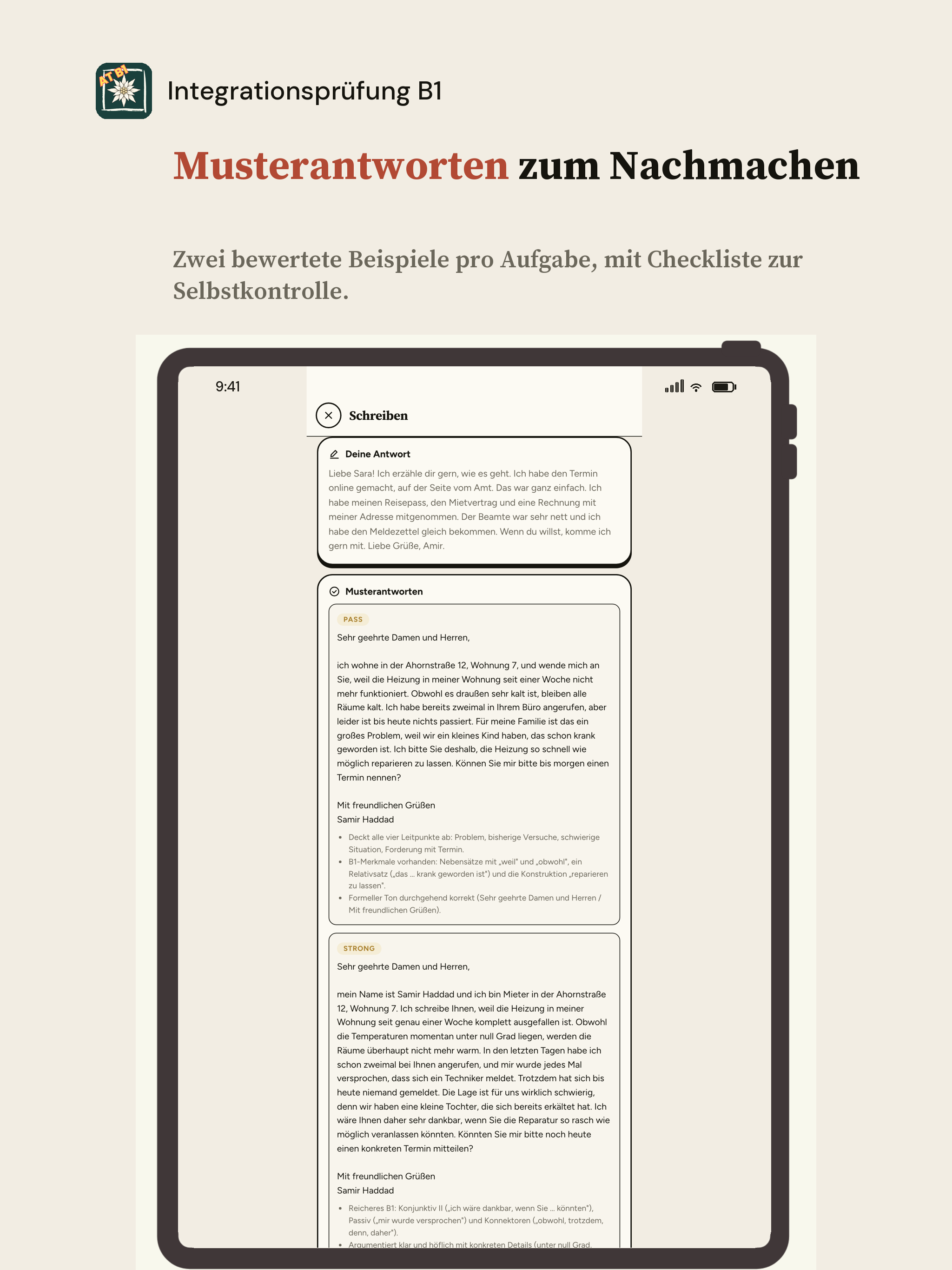 Integrationsprüfung B1 screenshot 12