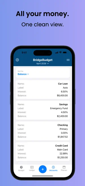 BridgeBudget: Smart Budgeting screenshot 4