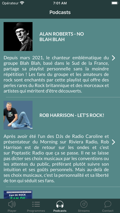 Screenshot #3 pour Poptastic Radio