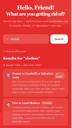 giveWhere screenshot 3