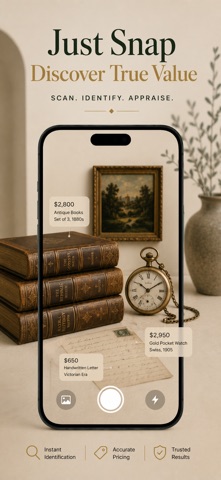 Antique Snap: Value Scanner iPhone screenshot