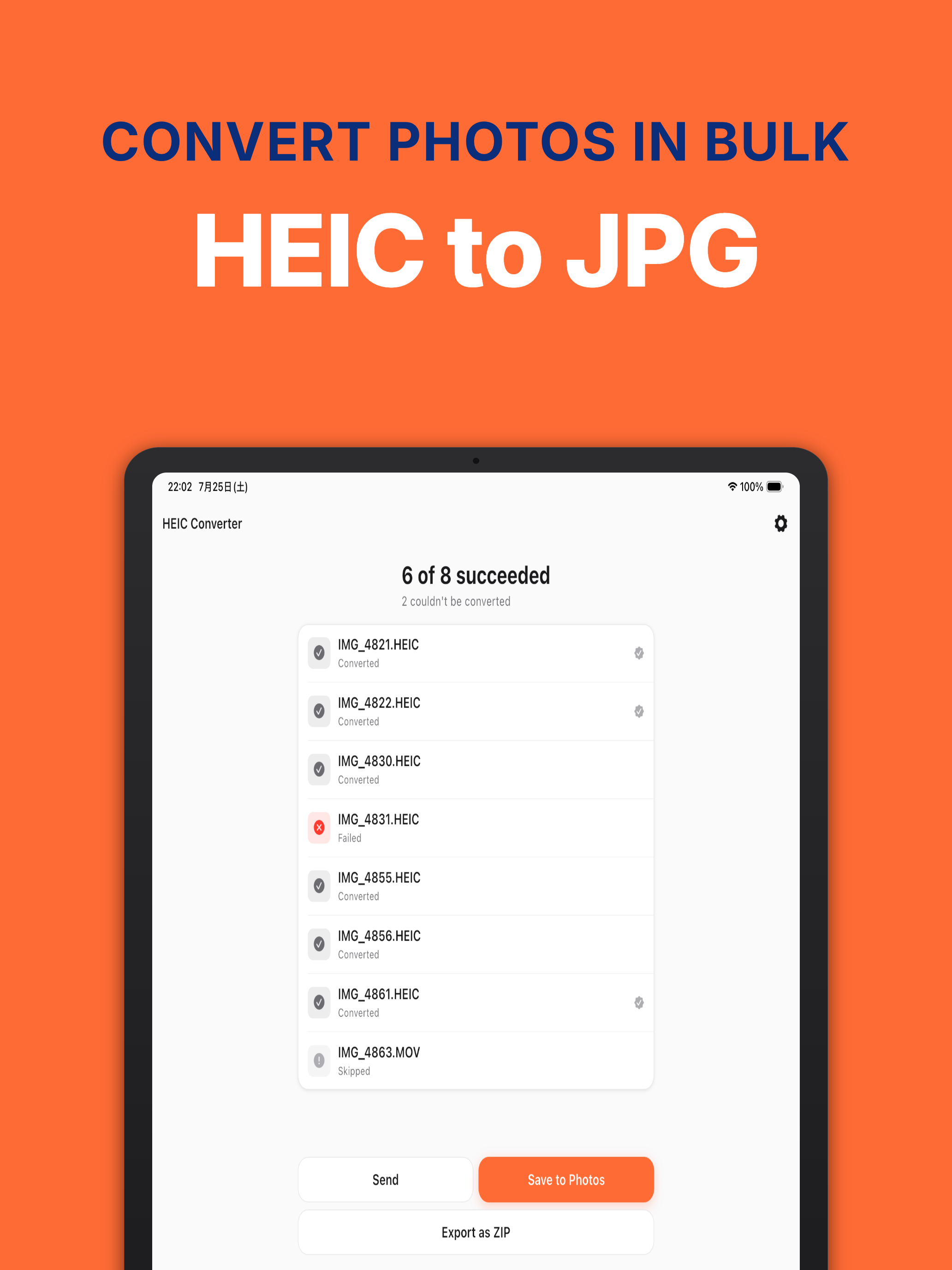HEIC Converter: to JPG PNG screenshot 7