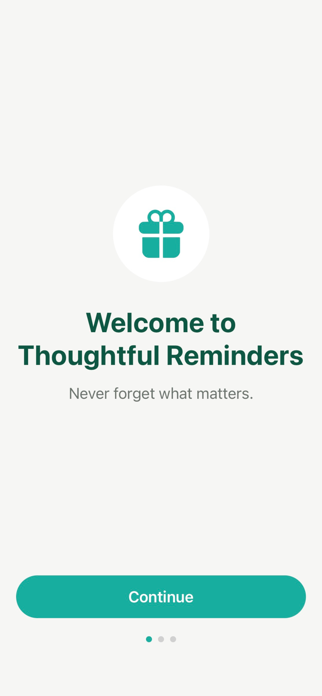 Thoughtful Reminders Screenshot 1 of 9