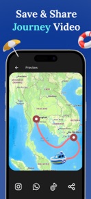 Travel Route Journey Video Map screenshot