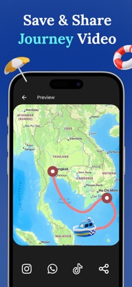 Travel Route Journey Video Map screenshot 5