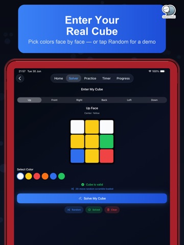 CubeMaster 3D Solver Guide iPad screenshot