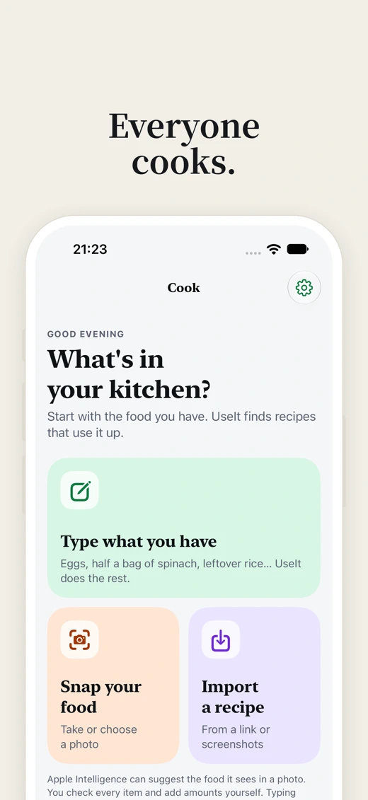 UseIt: Smart Kitchen Planner screenshot 1