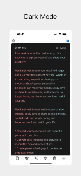 Linebreak-Display writings Screenshot 5 of 5