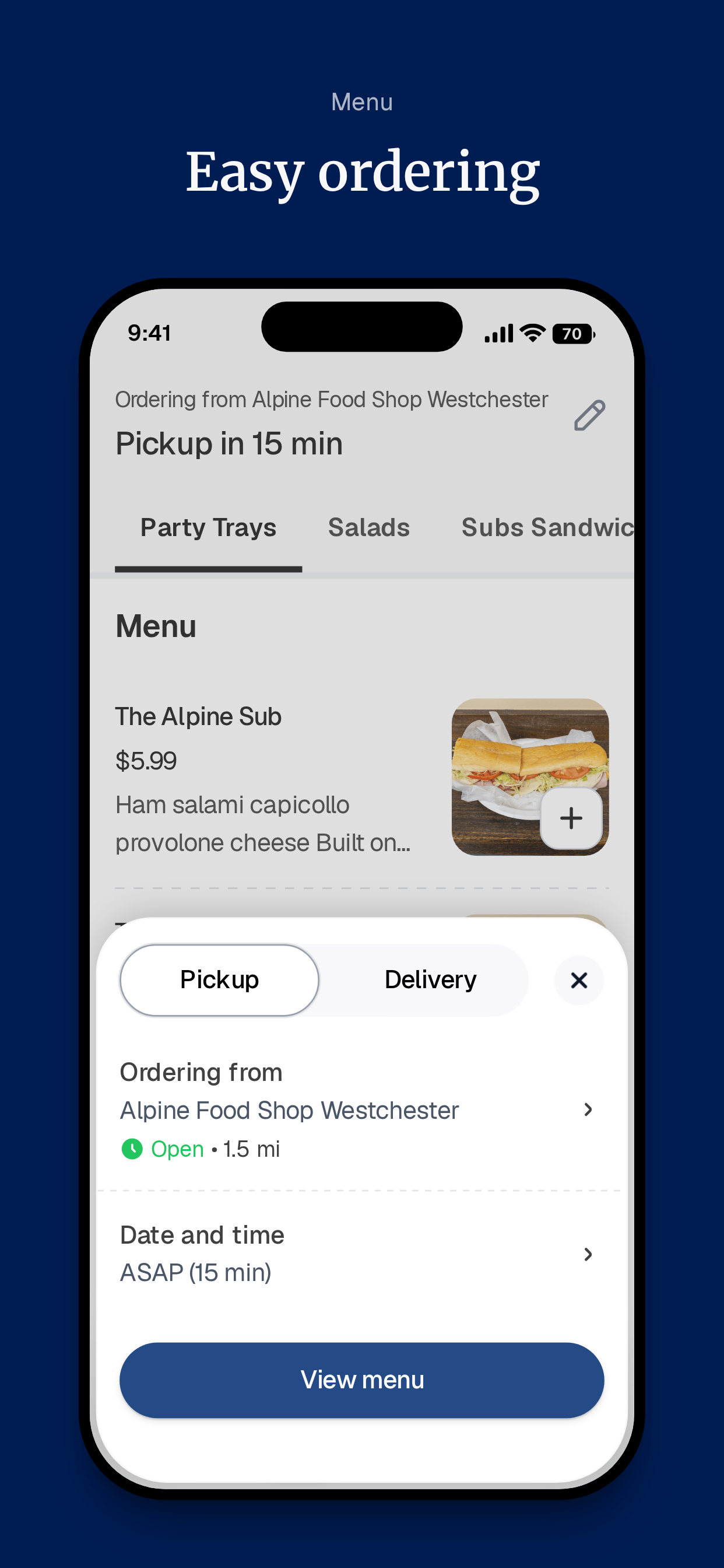 Alpine Food Shop Westchester screenshot 3