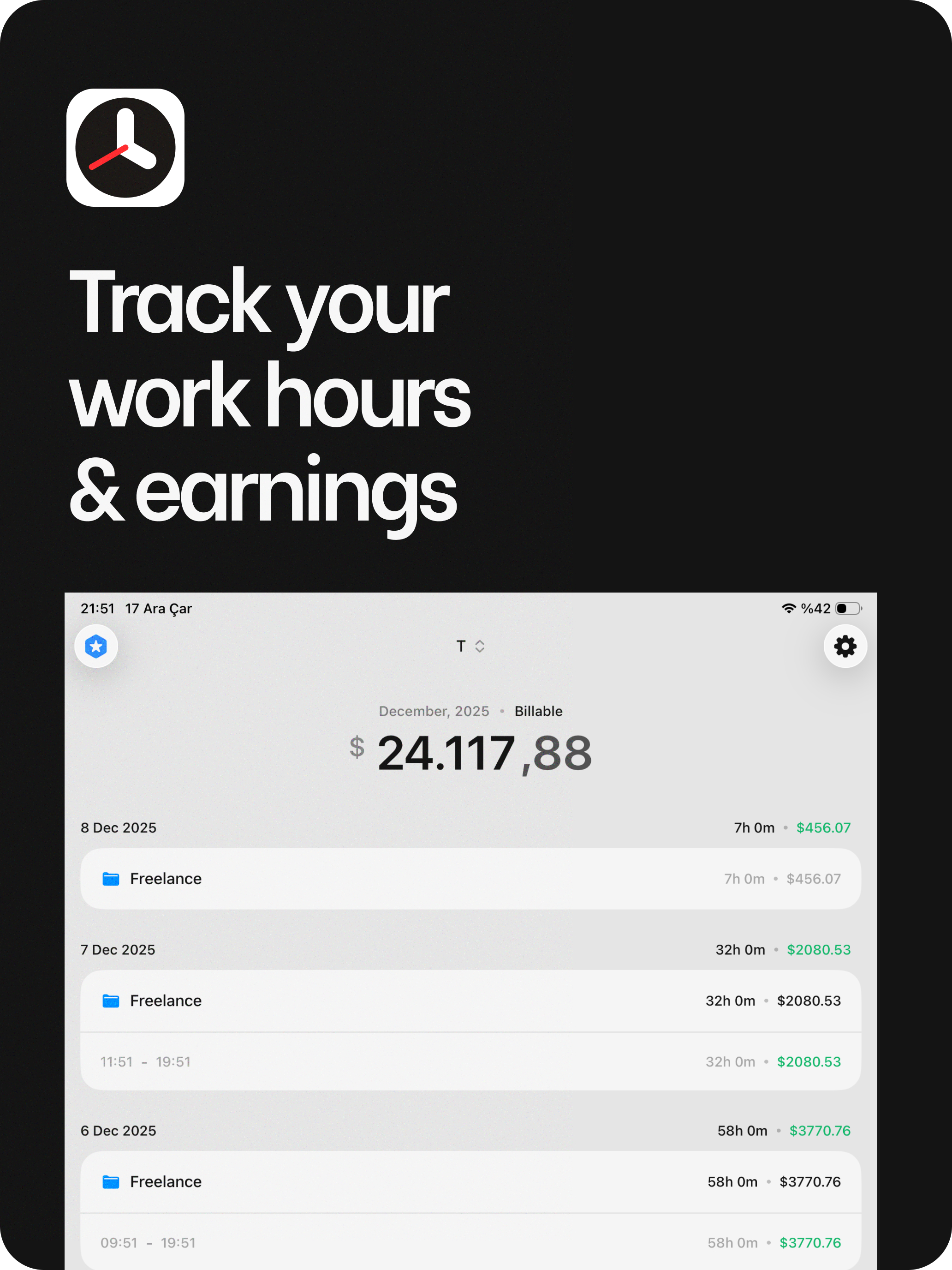 TimeFlow - Work Time Tracker
