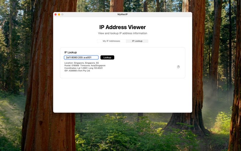 App screenshot