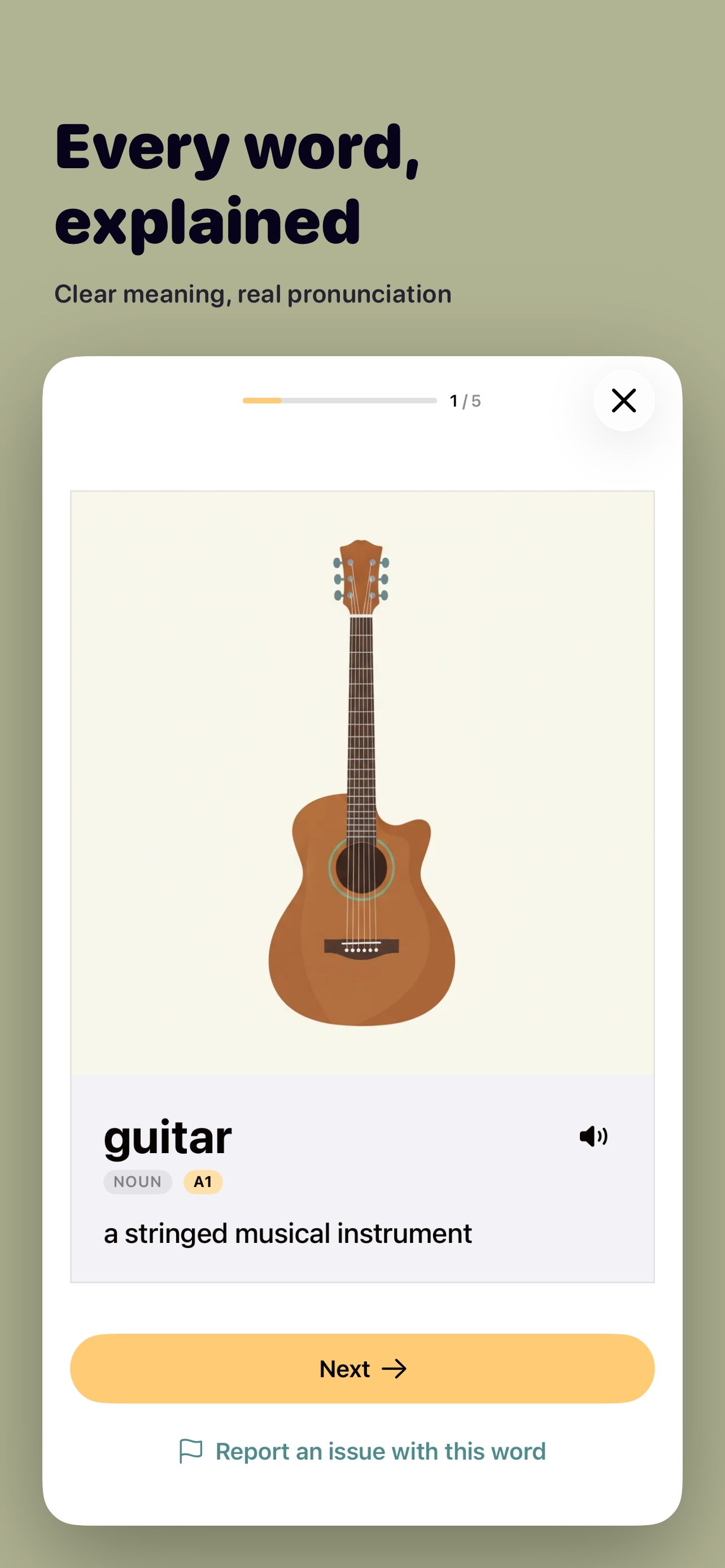 Flashr: Vocabulary Teacher screenshot 3