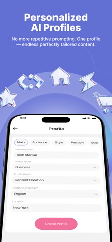 Prompt Up: Social Post Writer screenshot