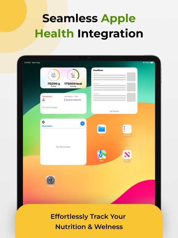 Protein Tracker & Calculator iPad screenshot 4 - Health & Fitness app