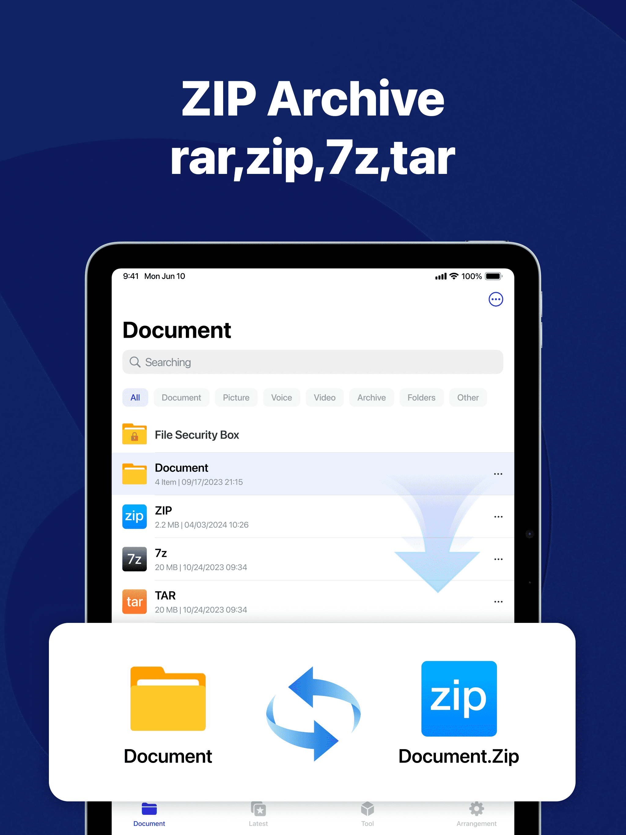 Zip & RAR & 7z File Extractor