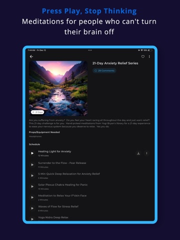 Chill Pill with Yogi Bryan iPad screenshot