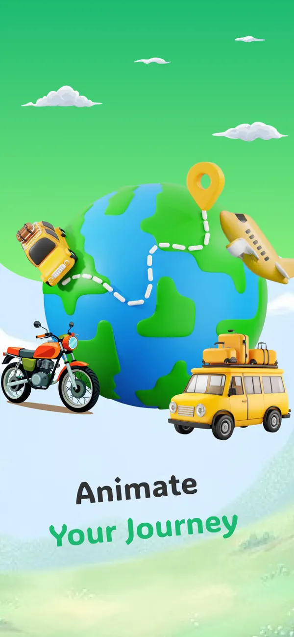 Screenshot #1 pour Travel Animator : Trip Planner