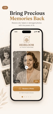Heirloom AI: Photo Restore iPhone screenshot
