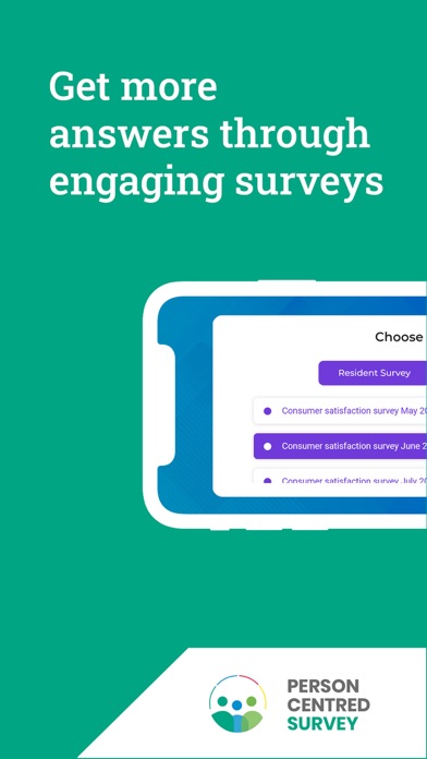 Screenshot #1 pour Person Centred Survey