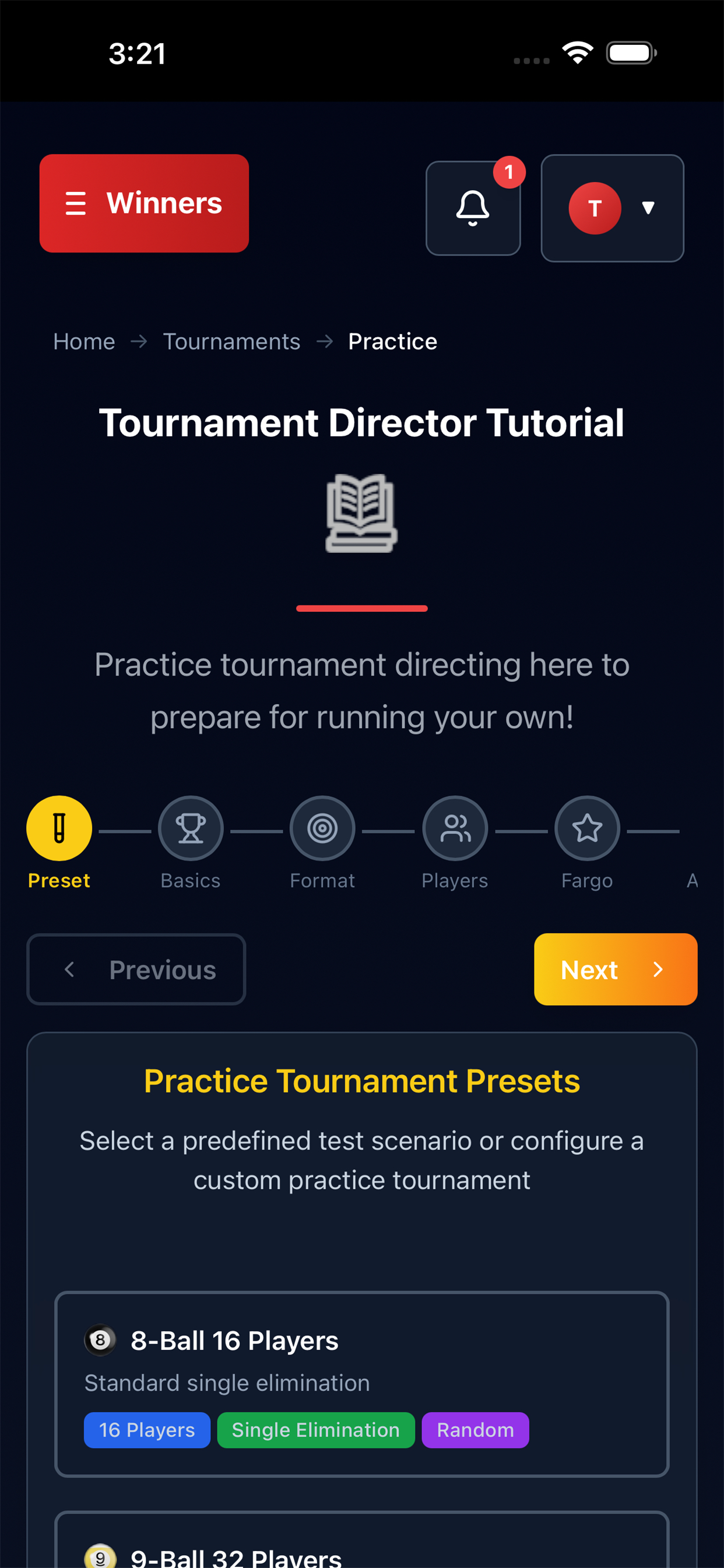 Winners World Billiards screenshot 8