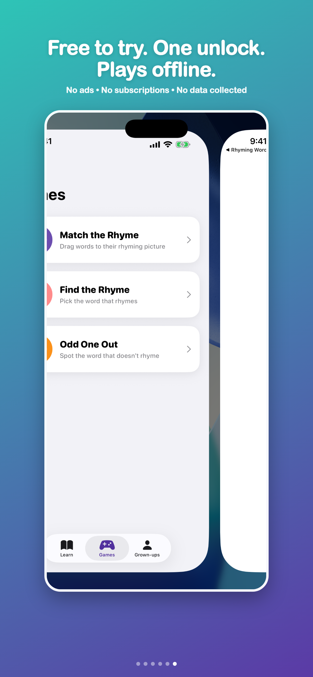 Rhyming Words for Kids screenshot 6