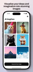 AI ImgGen: image generator screenshot #1 for iPhone