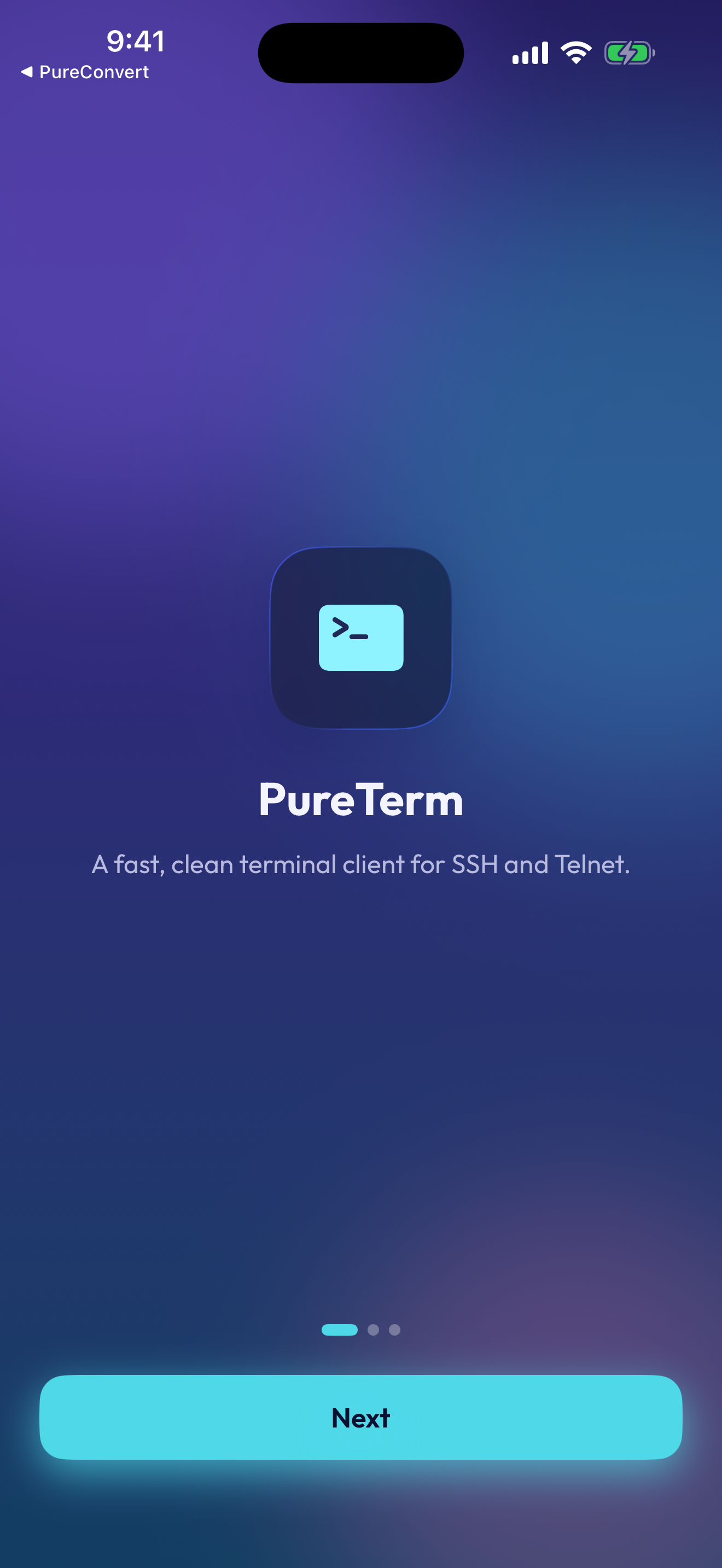 PureTerm: SSH & Telnet Client screenshot 3