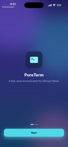 PureTerm: SSH & Telnet Client screenshot