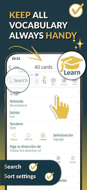 My Flash Cards Maker MemoWord screenshot 2