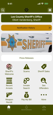 Lee County Sheriff's Office IA Screenshot 1 of 3