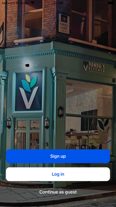 Vandas Kitchen app screenshot