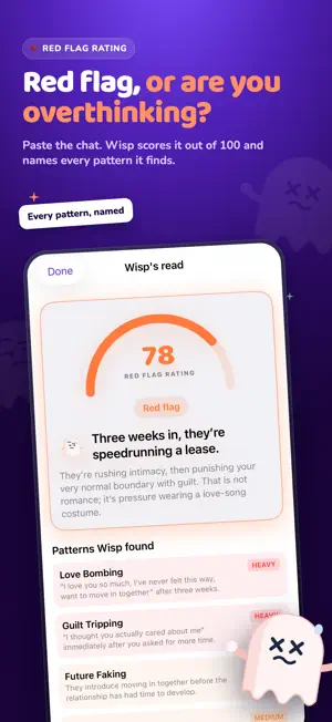 Ask Wisp: Red Flag Scanner screenshot 1