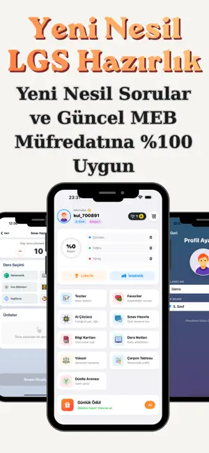 Lgs Hazırlık 8. Sınıf Test Çöz screenshot 1