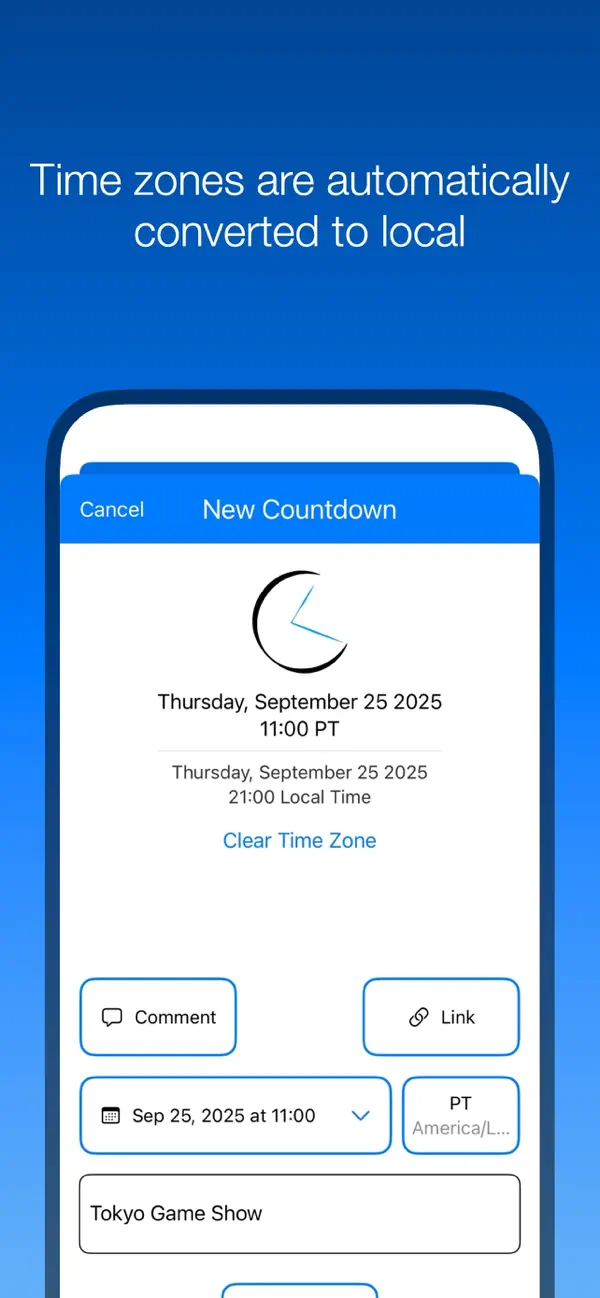 Screenshot #2 pour Smart Countdown