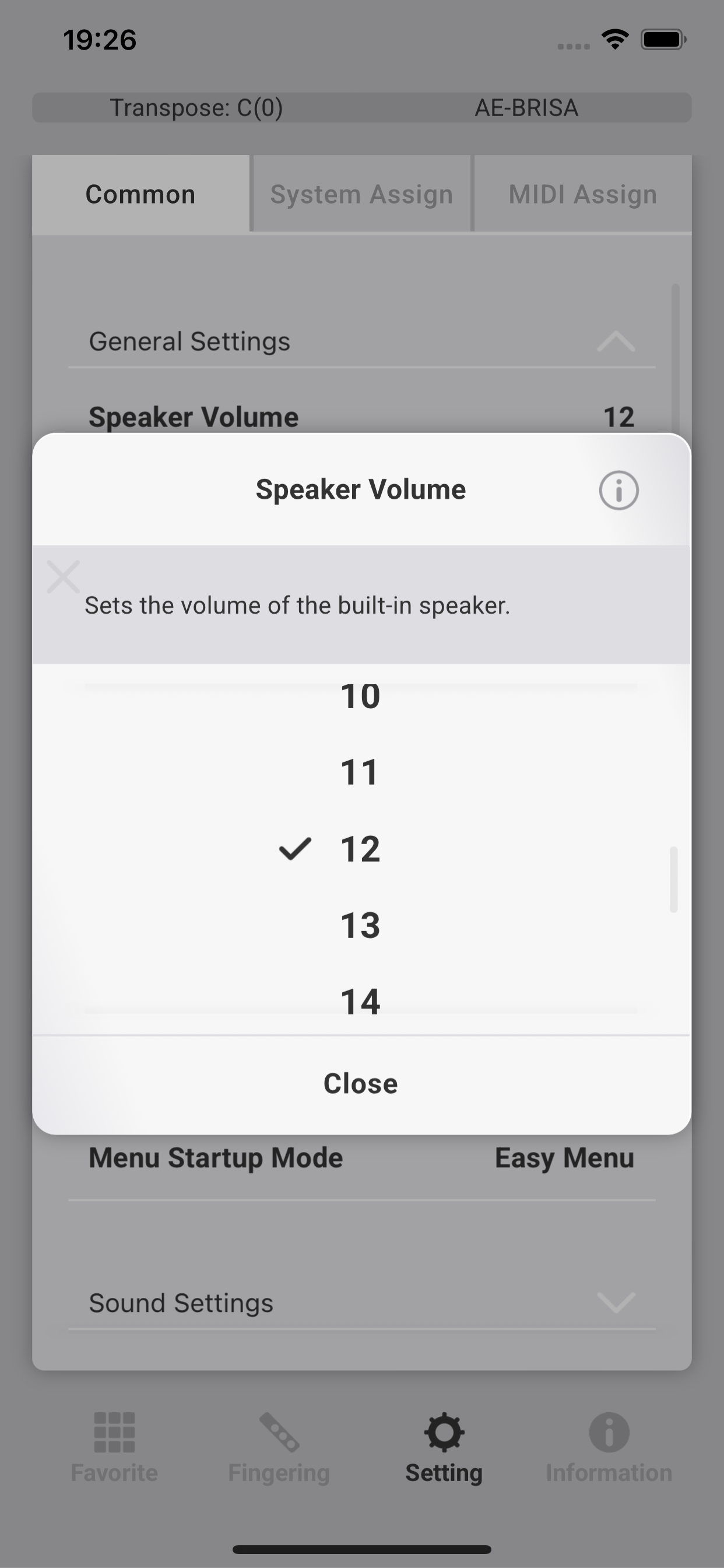 Aerophone Brisa Plus