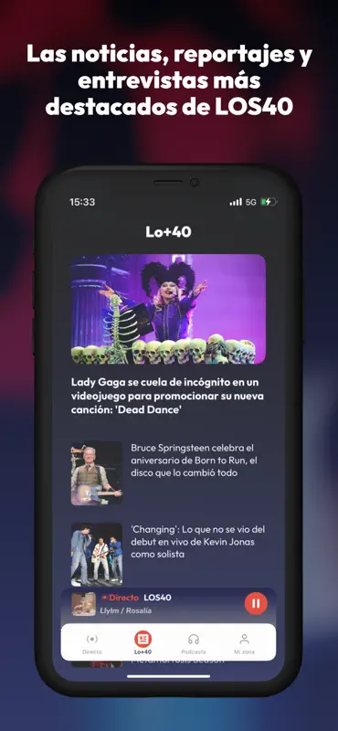 LOS40 Radio screenshot 5 of 8