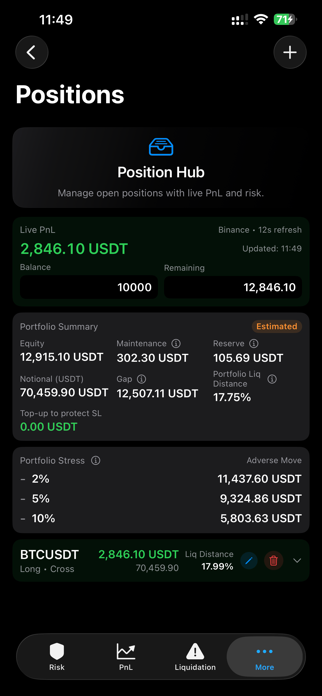 Crypto Risk App Screenshot 9 of 10