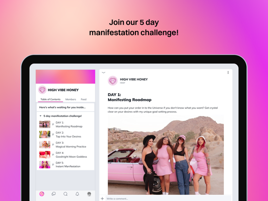 Vortex by Gala Darling iPad screenshot 3 - Social Networking app