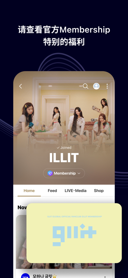 Weverse-和艺人更靠近 的 App Store 截图 8