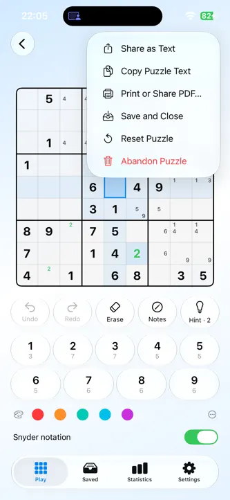 mySudoku: Learn & Play screenshot 4