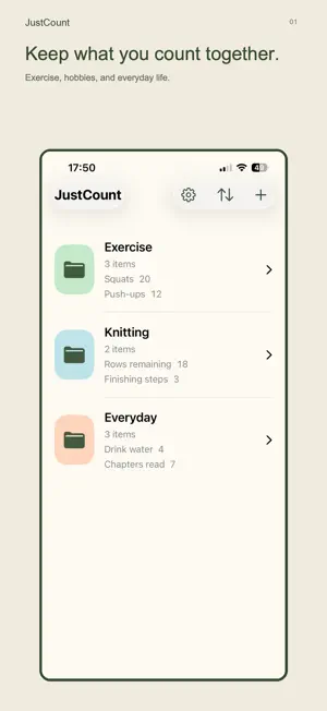 JustCount - Tap Counter screenshot 1