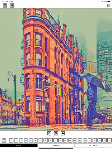 Pixel Art Camera iPad screenshot