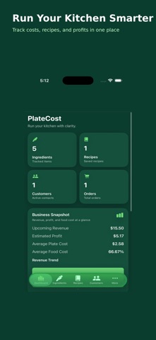 PlateCost Screenshot 5 of 5