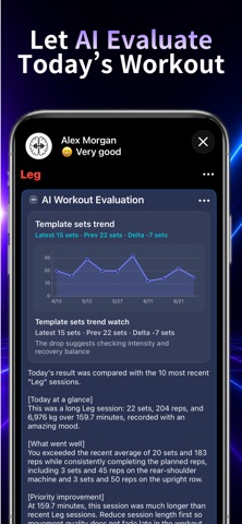 AI Workout Log Screenshot 6 of 8