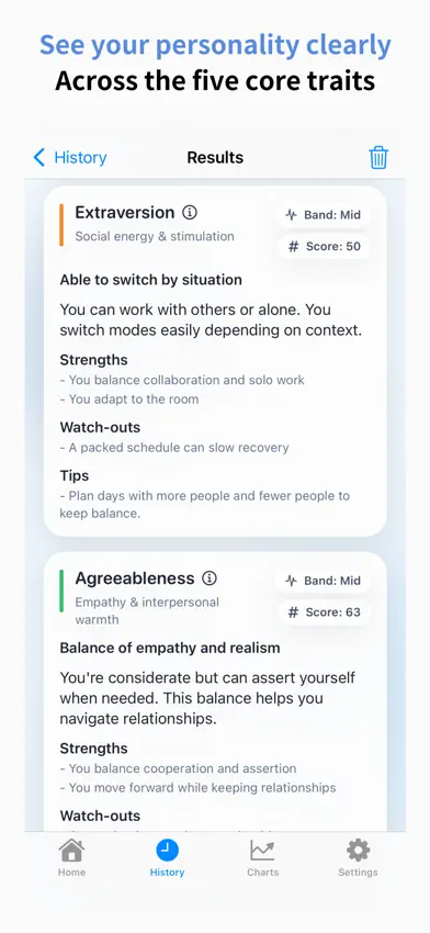 BIG5 Personality Test: Science screenshot 2