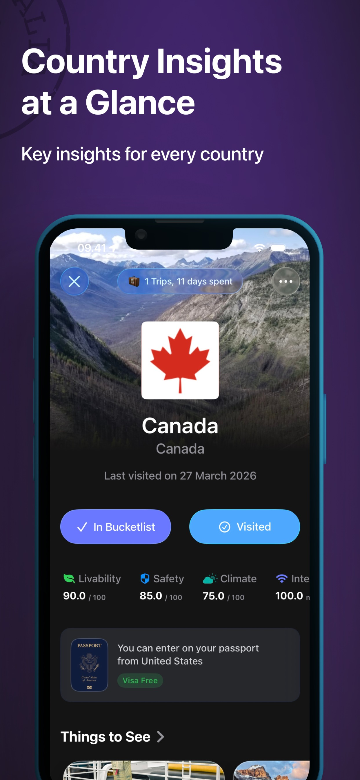 PassportPal - Travel Tracker screenshot 3