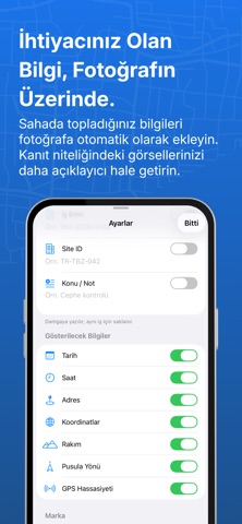 GeoCam: Audit iPhone screenshot