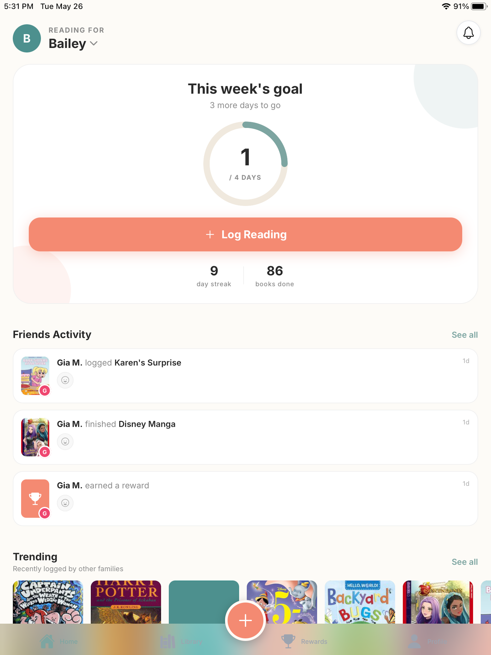 Page Turner - Kids Reading Log screenshot 5