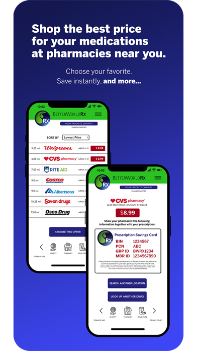 BetterWorldRx iPhone screenshot 2 - Business app