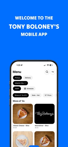 Tony Boloney's - Order Now iPhone screenshot
